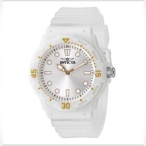 Invicta 49204 Women’s Celestial Transparent Watch 35mm White NIB